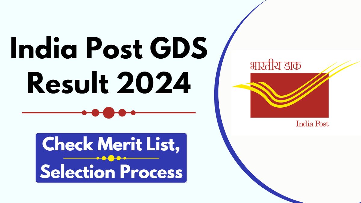 India Post GDS Result 2024